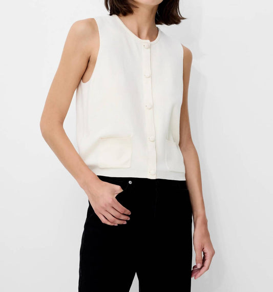 French Connection - Cosysoft Buttoned Sweater Vest