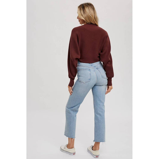 Bluivy - Cropped Shrug Knit Sweater