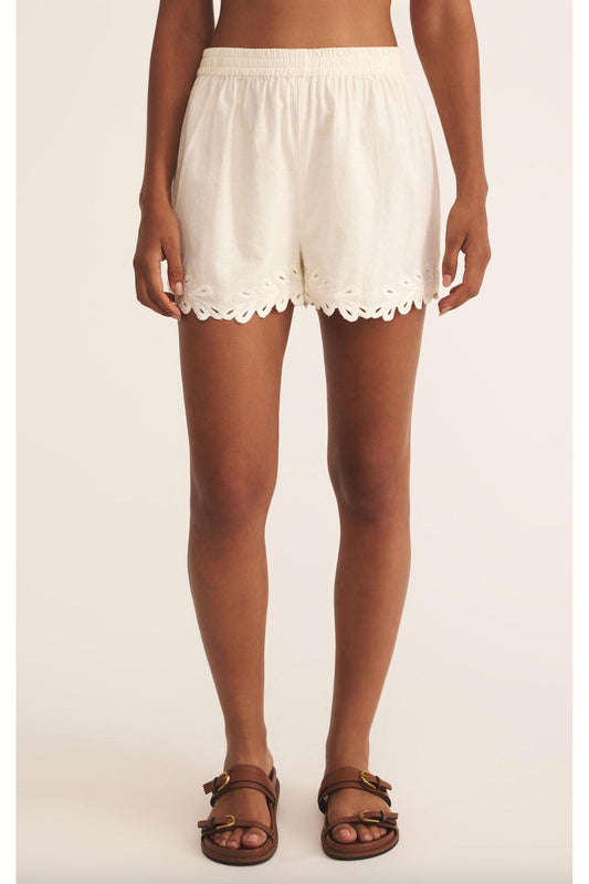 Z Supply - Pesaro Embroidered Linen Short