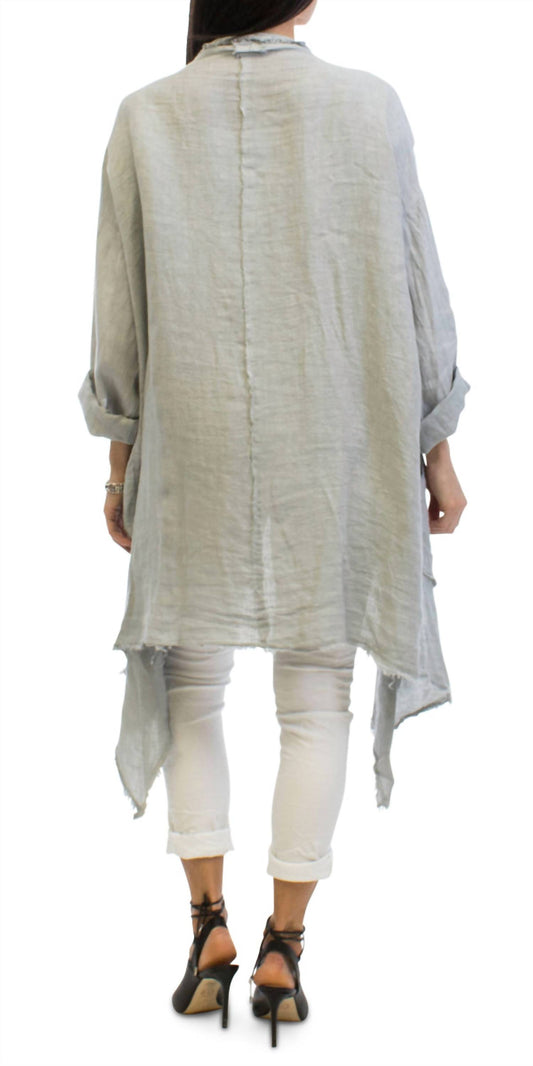 Gigi Moda - Aisha Linen Long Sleeve Cardigan