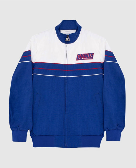 Starter - Men's New York Giants Nylon Full-zip Jacket