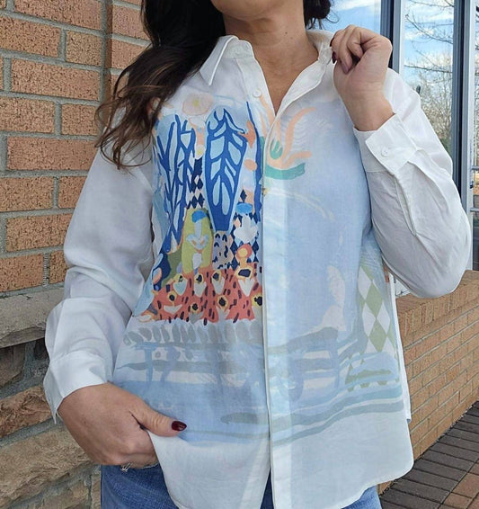 Lior - Button Front Top