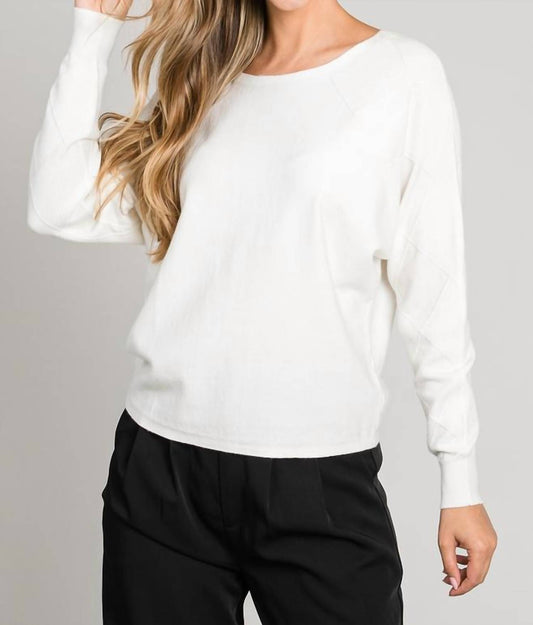 Allie Rose - Fine Gauge Dolman Pullover Sweater