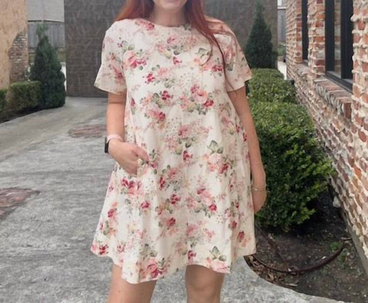 Entro - Blooming Meadow Lace Shift Dress