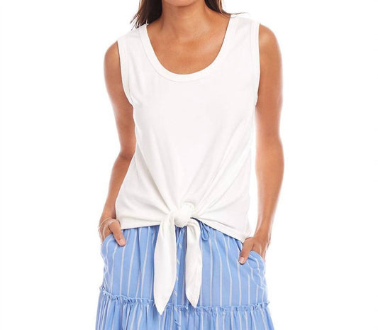 Karen Kane - Women's Tie Front Tank Top