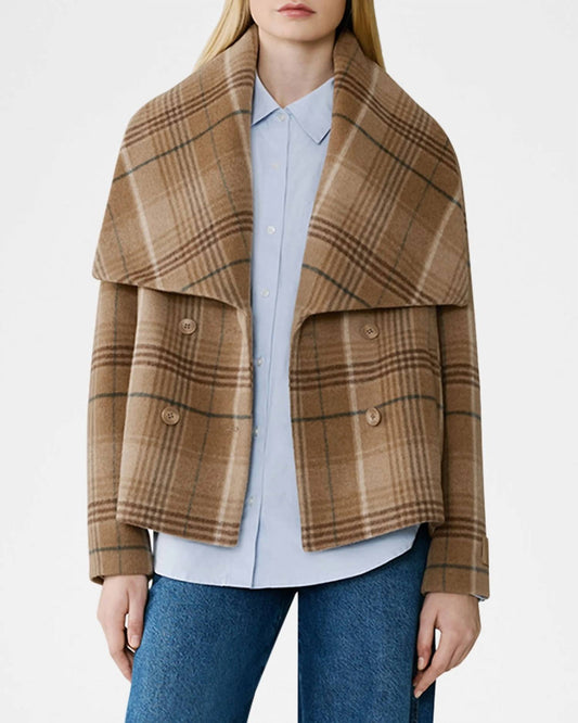 Soia&Kyo - Tala Plaid Wool-blend Coat