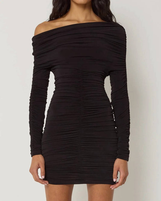Khy - Off Shoulder Ruched Dress