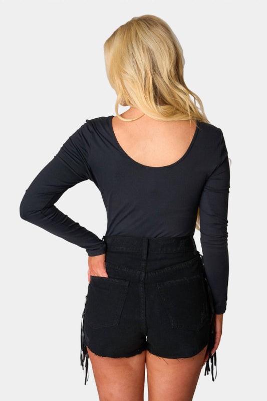 Buddylove - Lacey Distressed Denim Shorts