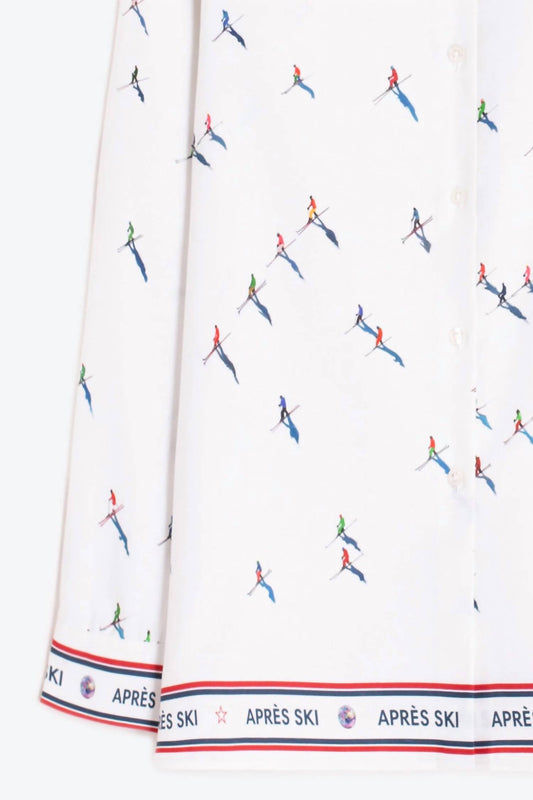 Vilagallo - Women's With Skier Embellishments Blouse