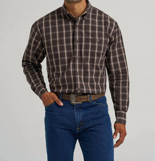 Wrangler - Plaid Long Sleeve Shirt
