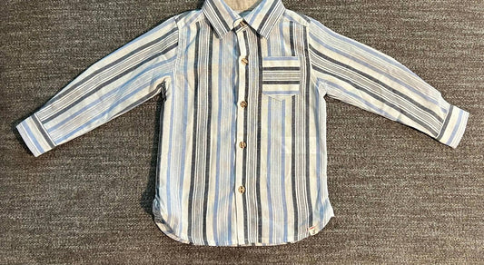 Me & Henry - Boy's Striped Long Sleeve Shirt