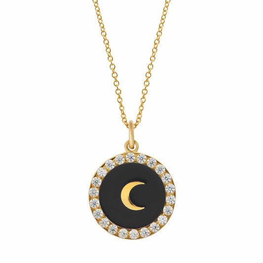 Eye M - Women's Moon Crystal Necklace