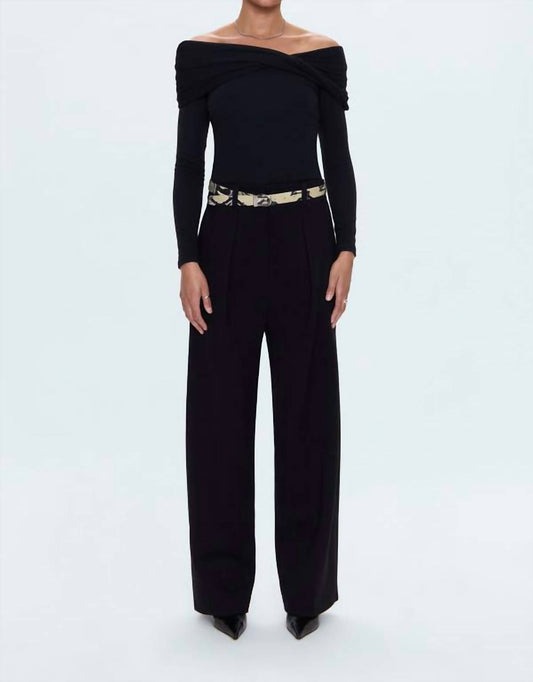 Pistola - Eden Pleated Ponte Trouser