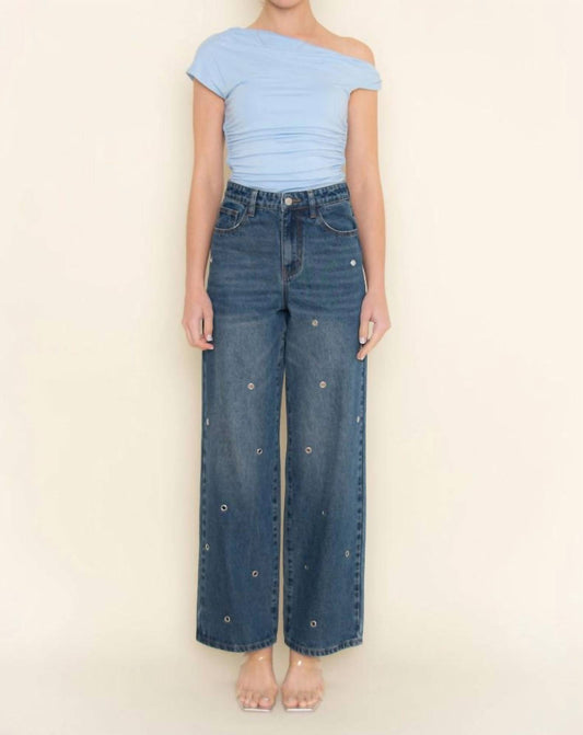 Fore - Callista High Waist Wide Leg Jeans
