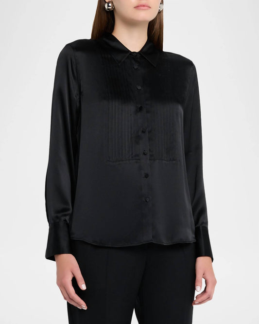 L'Agence - Divya Pintuck Tux Shirt