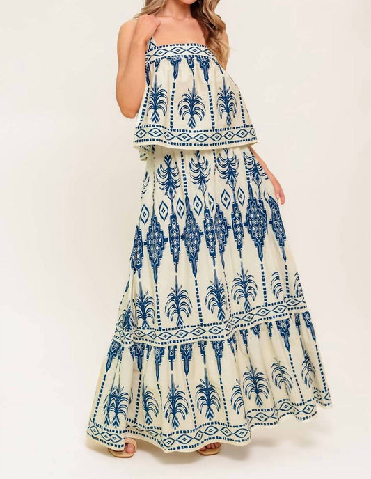 Flying Tomato - Boho Rhythm Top & Skirt Set