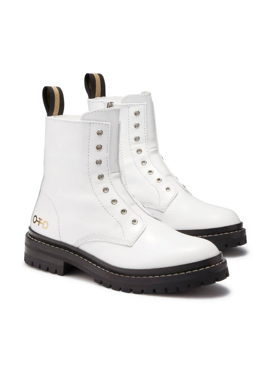 On This Day - Women's Laceless Leather Combat Boots