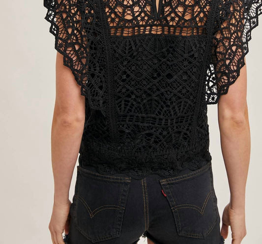 Bluivy - Lace Knitted Sleeveless Crochet Top