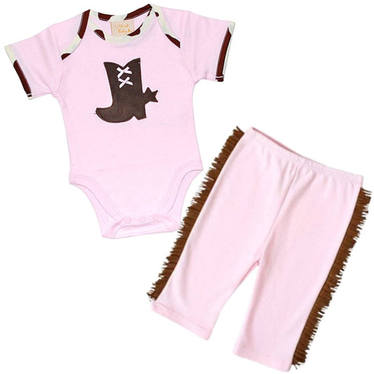 Haute Baby - Girls Rodeo Queen Onesie & Pant Set