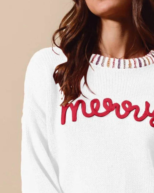 So Me - Merry Long Sleeve Sweater