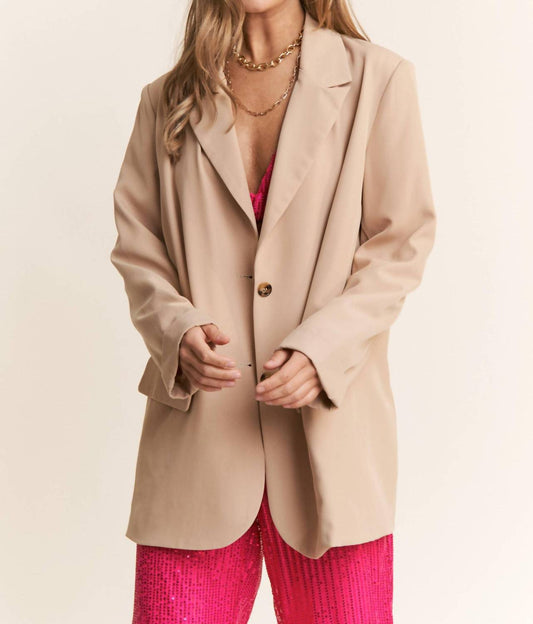 J.Nna - Boyfriend Button Down Blazer