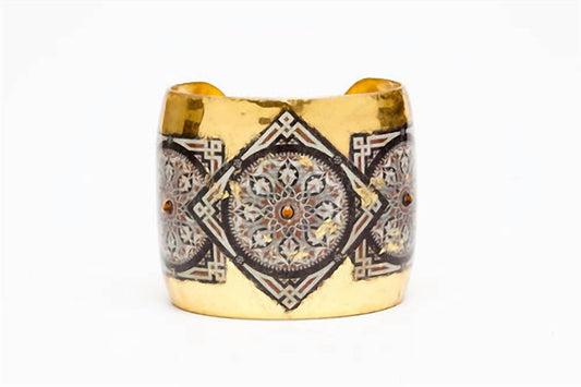 Avenue Chic - Gold Leaf Moors Cuff