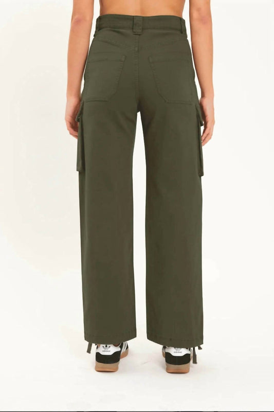 Daze - Cadet Cargo High Rise Cinch Hem Pants