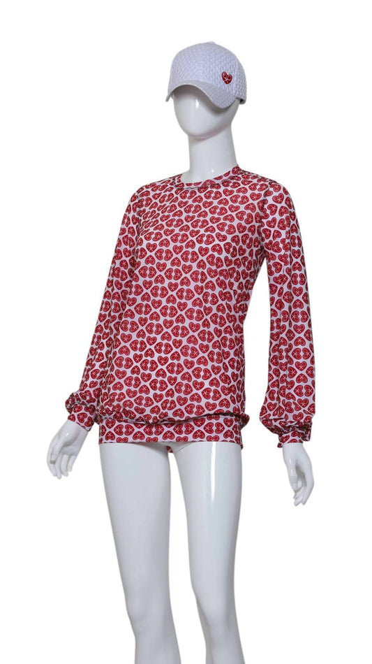 Love Love Tennis - Women's Soft Long Sleeve Warm Up Top