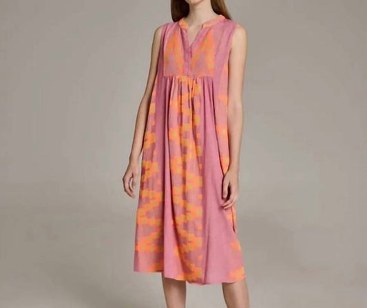 Devotion Twins - Purpuritis Sleeveless A-line V-neck Dress