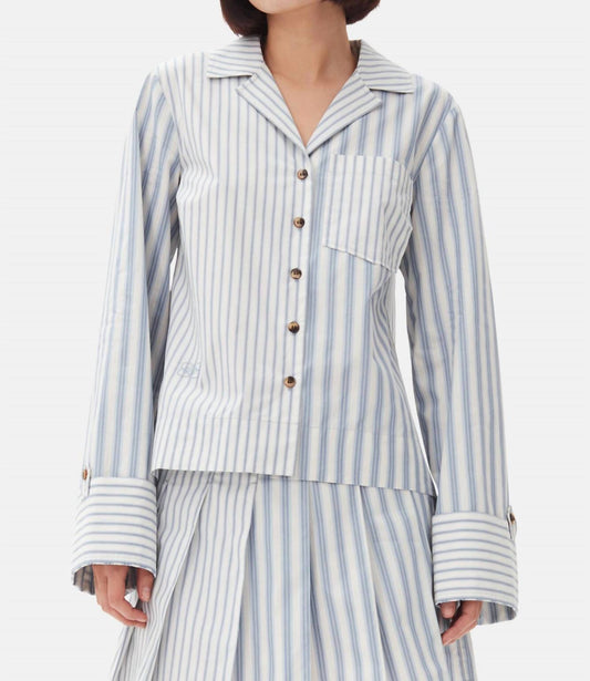 Ganni - Stripe Cotton Shirt