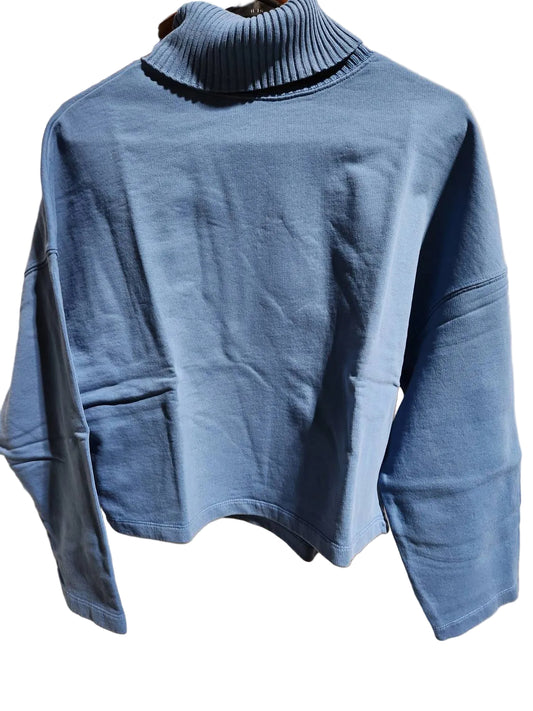 Something Navy - Women's Turtleneck Sweatshirt