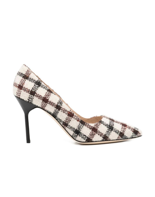 Manolo Blahnik - Women's Bb 90 Checked Tweed Heels