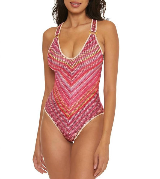 Becca - Rainbow Sunset One-Piece Swimsuit