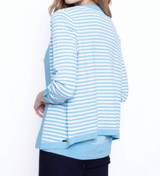 Picadilly - Open Front Stripe Jacket