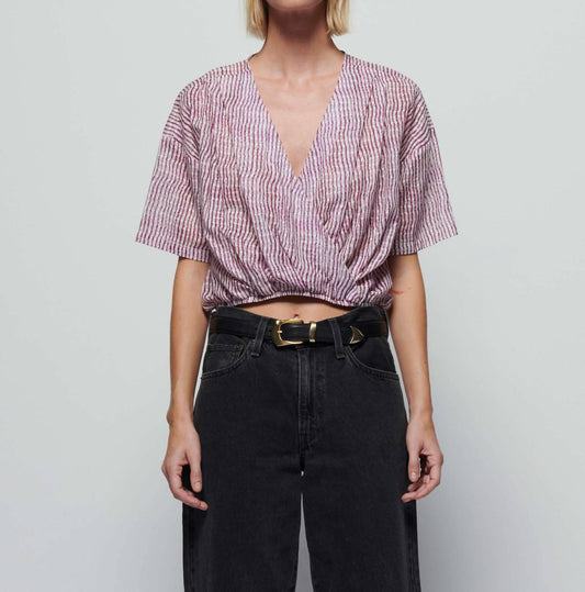 Nation Ltd - Josephine Wrap Front Top