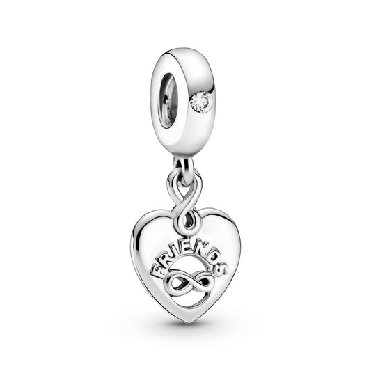 Pandora - Friends Forever Heart Dangle Charm