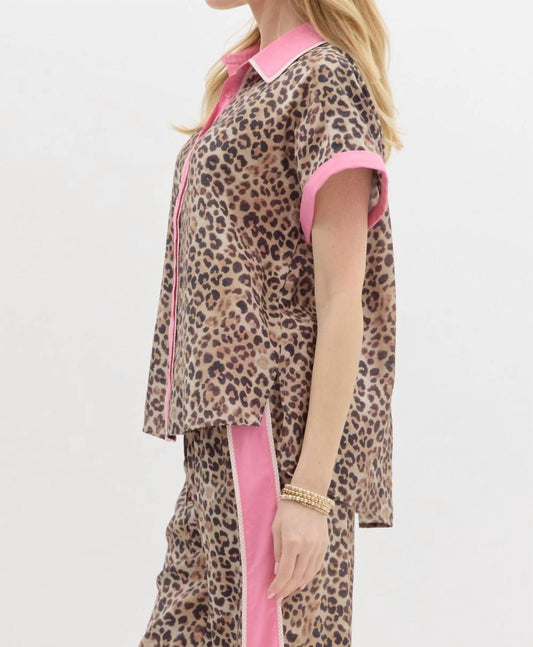 Entro - Savannah Leopard Top