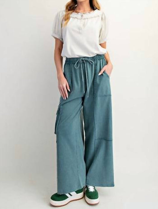 Easel - Women's Rolling Stone Mineral Washed Terry Knit Pants