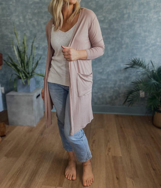 Blakeley - Sierra Ribbed Lightweight Cardigan
