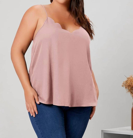 Sweet Lovely By Jen - Scalloped Blouse