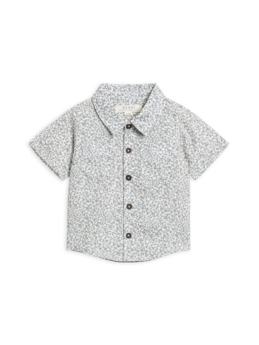 Colored Organics - Kids Graham Linen Collared Button Down Shirt