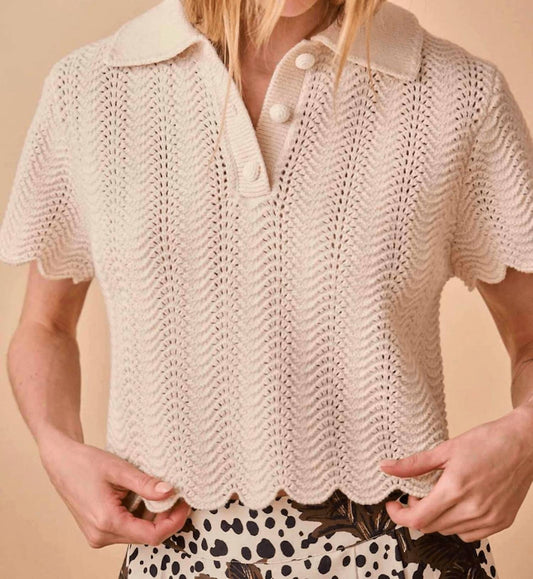 Hunter Bell - Nadine Short Sleeve Sweater