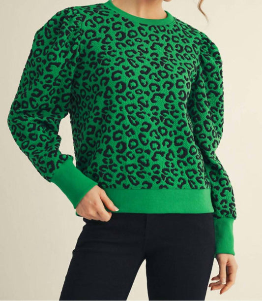Jodifl - Leopard Crewneck Top
