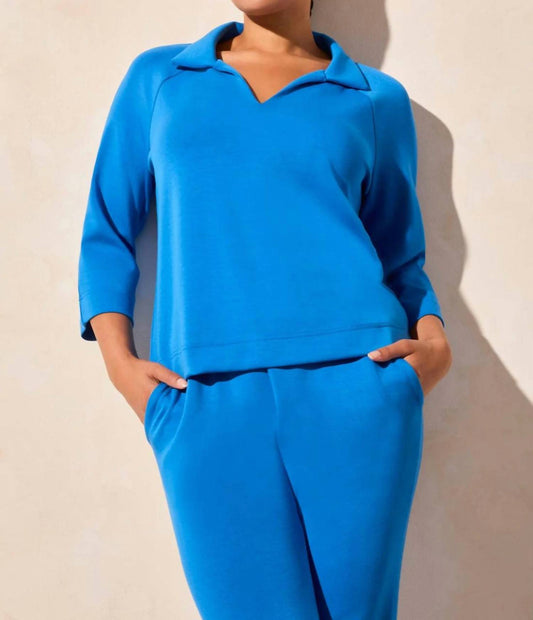 Tribal - Techno Lux Johnny Collar Polo Top