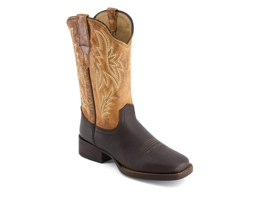 Forastero - Women's Real Leather Square Toe Cowgirl Boots