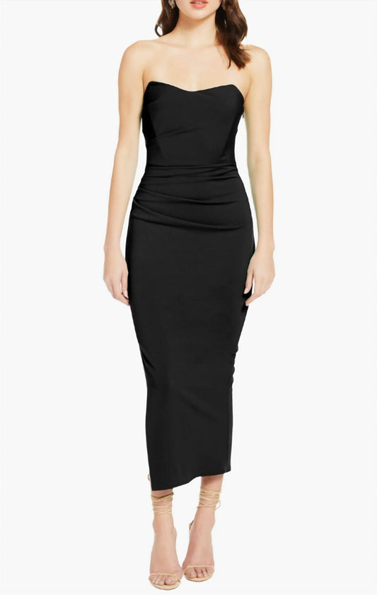Katie May - Ashun Midi Strapless Dress