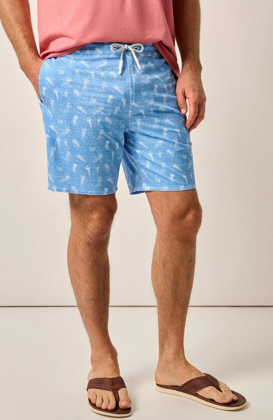 Johnnie-O - Half Elastic 7 Surf Shorts
