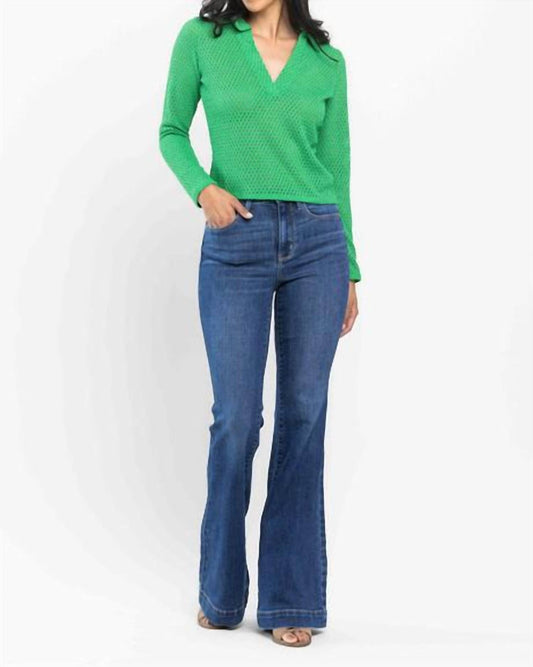 Judy Blue - High Waist Wide Hem Flare Jeans