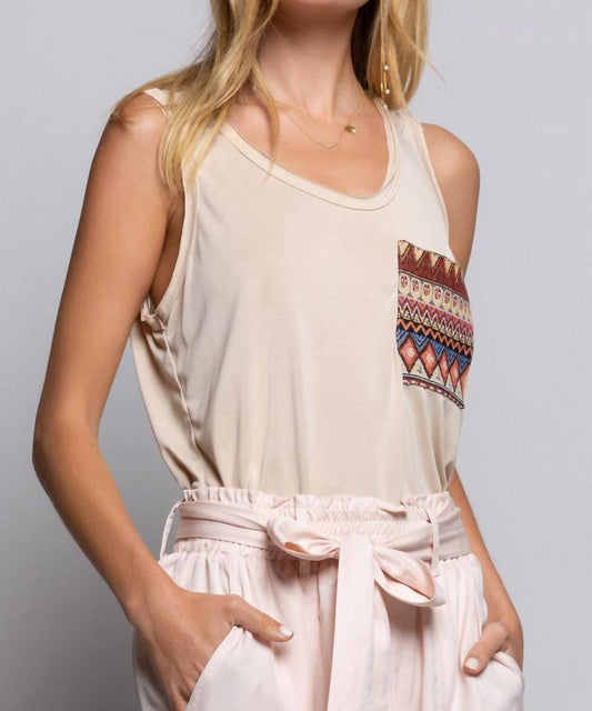 Pol - Aztecs Rose Petal Knit Top