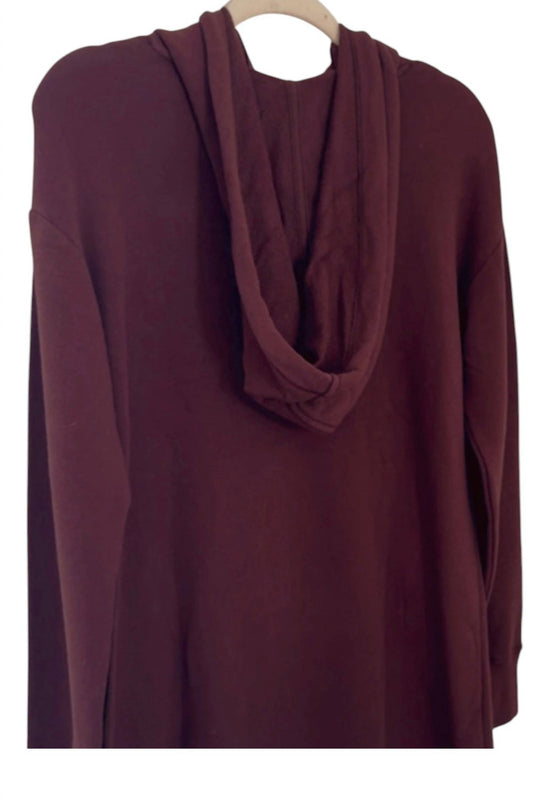 Mododoc - Women's Hooded Sweatshirt Dress